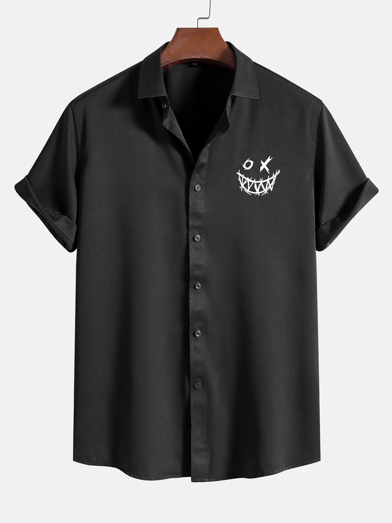 Grimace Print Button Up Shirt