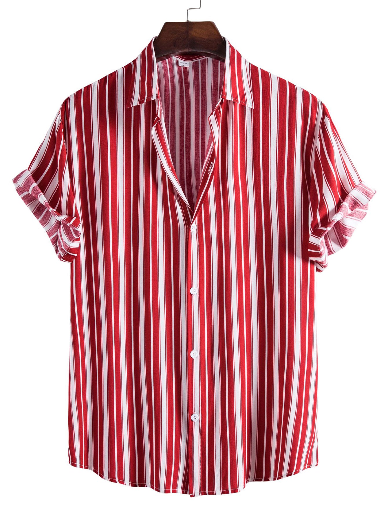 Stripes Short Sleeve Casual Shirts