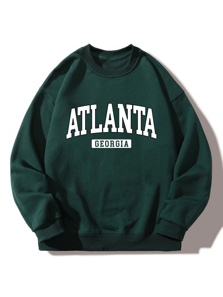 Atlanta Print Relaxed Sweatshirt