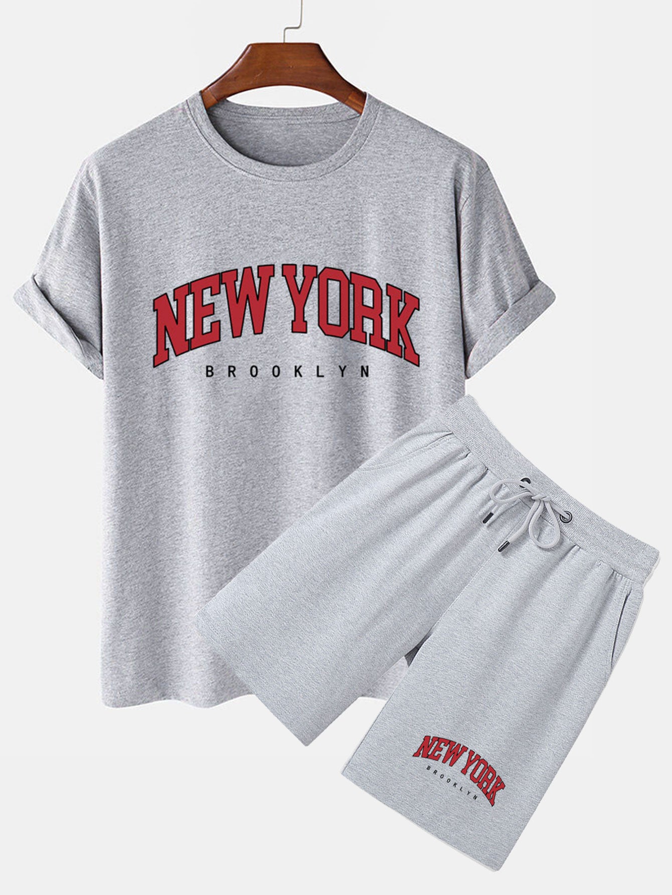 New York Print T-Shirt & Shorts