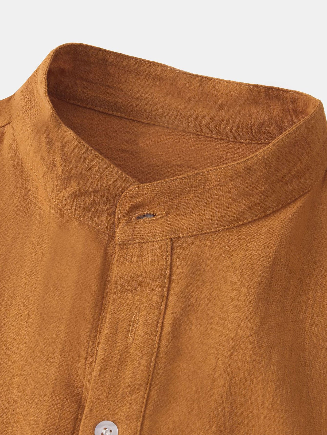 Solid Color Basic Henley Shirts