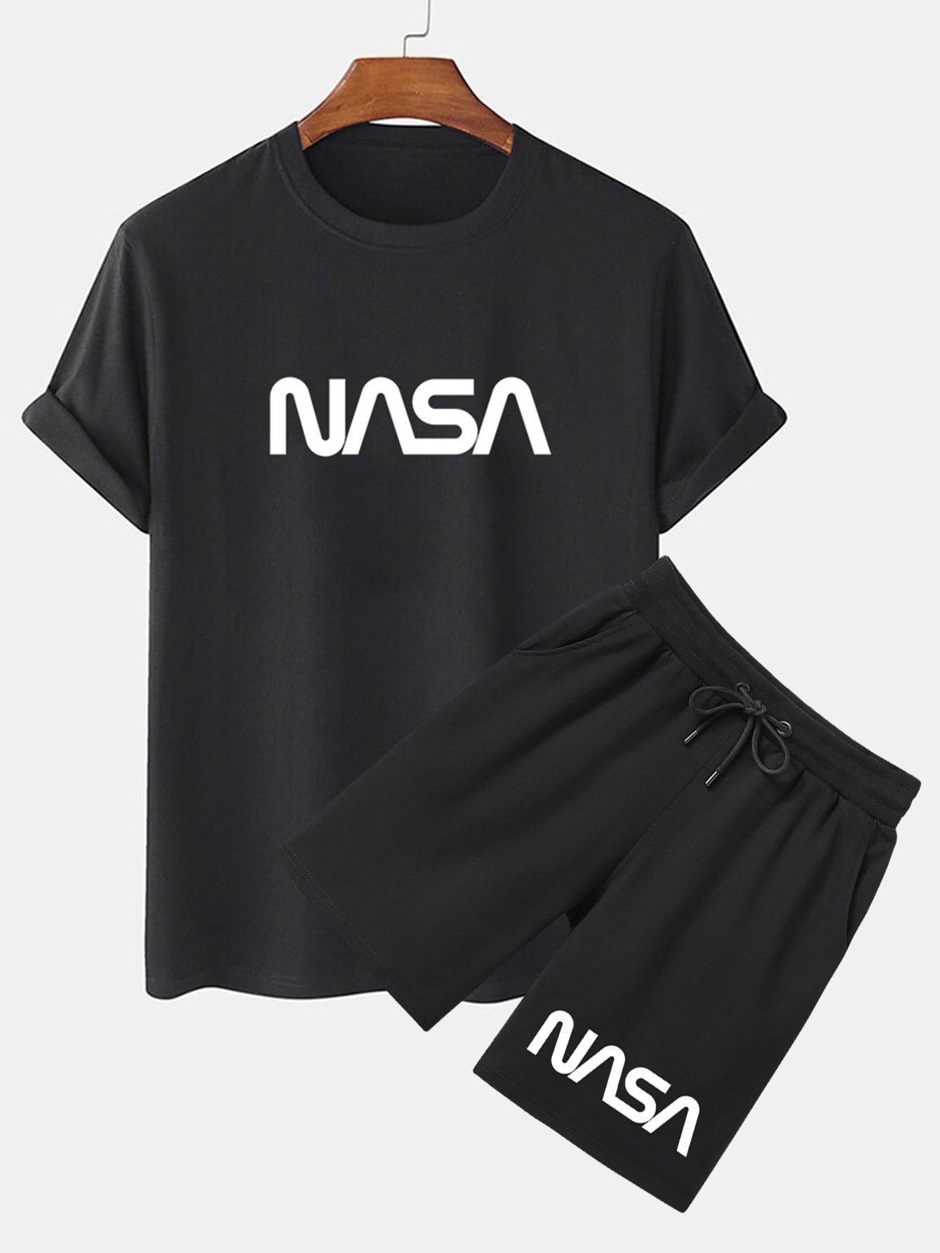NASA Print T-Shirt & Shorts