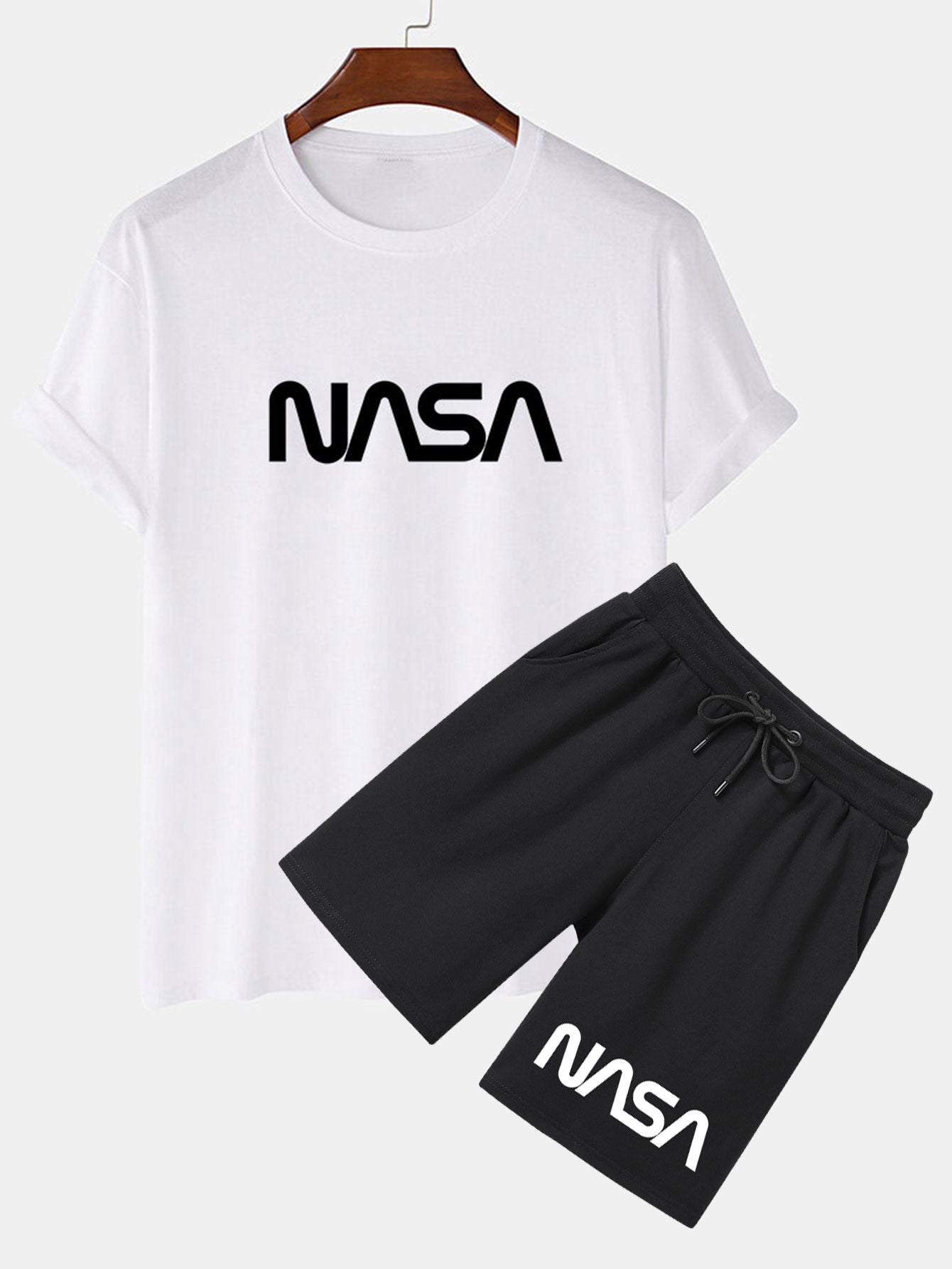 NASA Print T-Shirt & Shorts