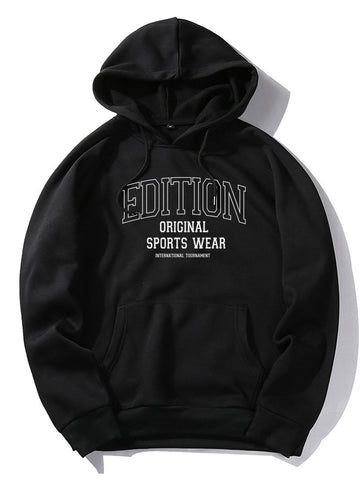 Edition Letter Print Hoodies