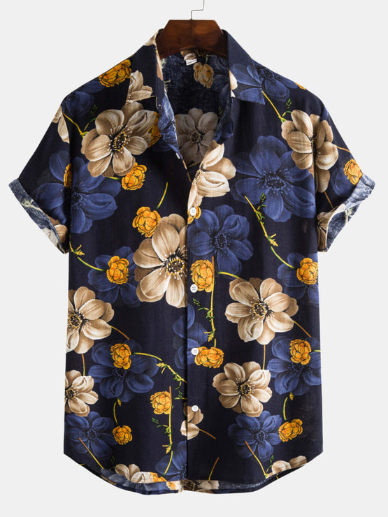 Floral Print Cotton Shirts