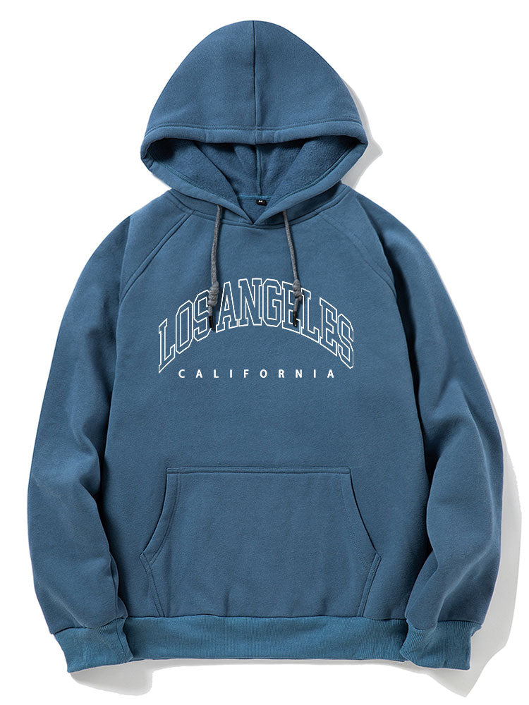 Los Angeles Letter Graphic Hoodies